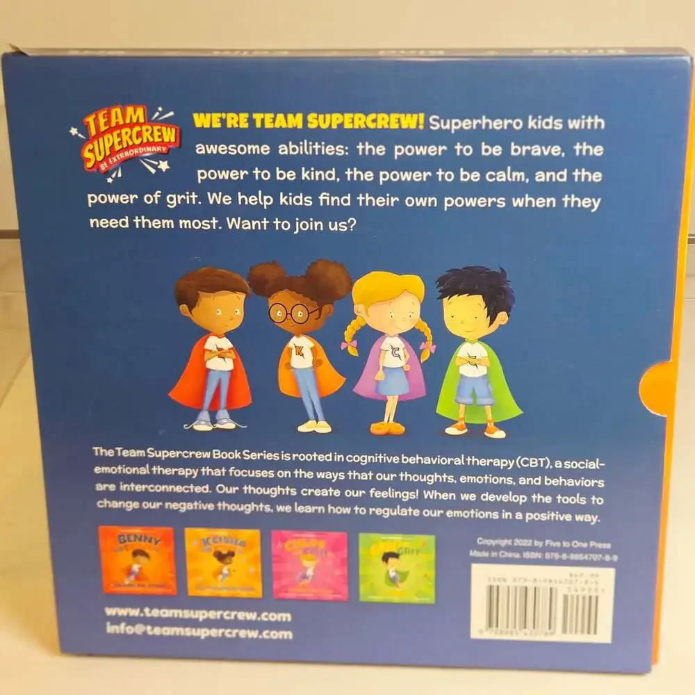 Team Supercrew Emotions and Powers 4-Book Box Set (Books 1-4) by Julie Anne and